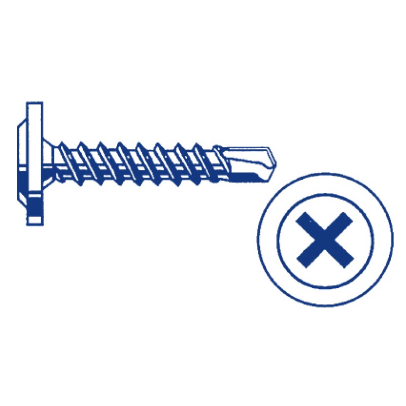 Industrial Grade Screws - Self Driller Washer Face