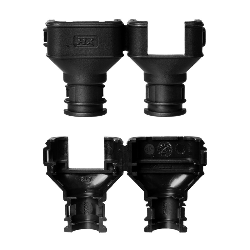Harnessflex Backshell Straight, 3 Way AMPSEAL 16, Standard Plug, NC08 ...