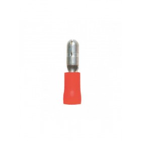 Bullet Male Pre-Insulated Terminal Red
