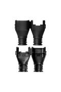 Harnessflex Backshell Straight for 6 Way DT Connector and NC08 Conduit - Pack of 10