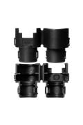 Harnessflex Backshell Straight for 3 Way DT Connector and NC12 Conduit - Pack of 10