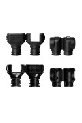 Harnessflex Backshell 90° Elbow, 4 Way AMPSEAL 16, Standard Plug, NC08 Conduit - Pack of 10